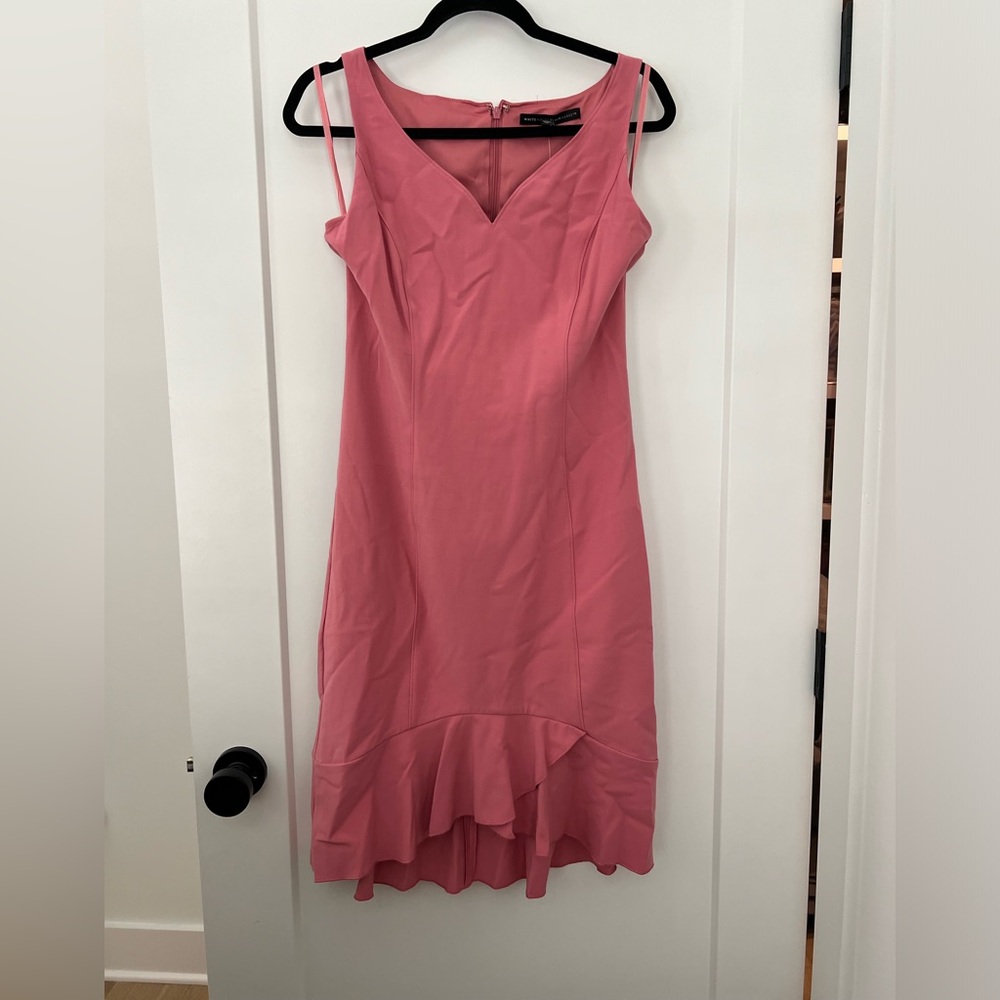 White House Black Market Body perfecting Coral dress 6